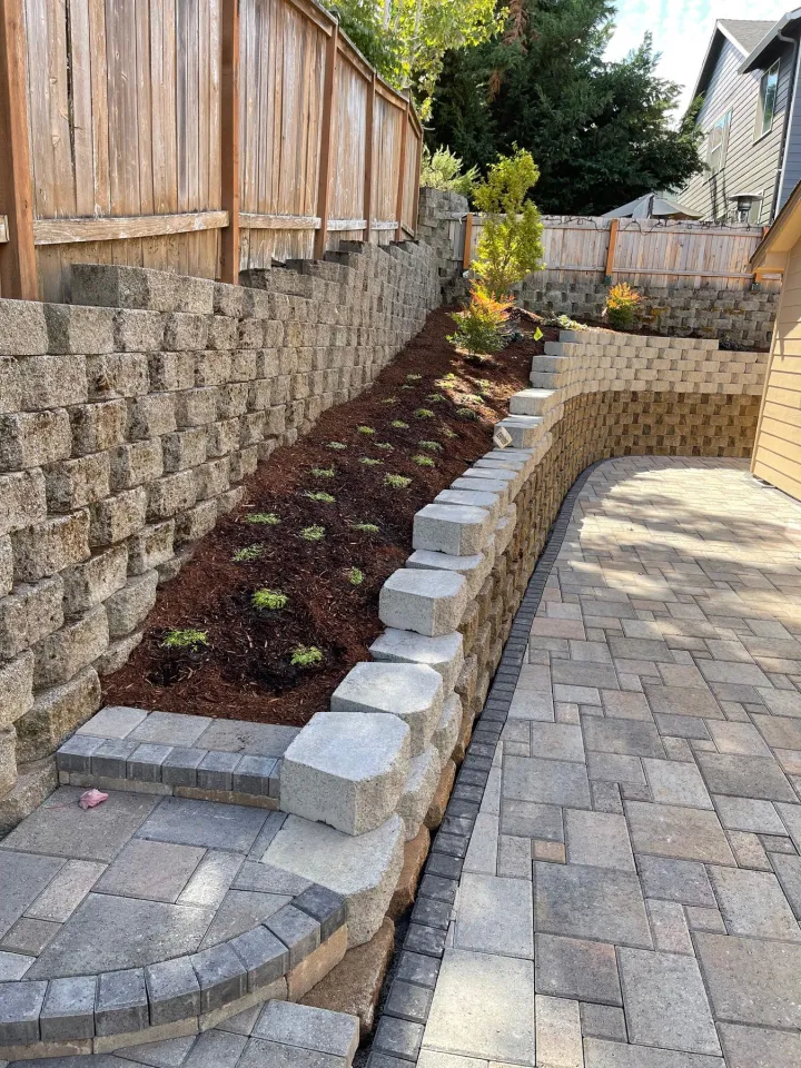 Retaining Walls & Stonework project by Davidson's Landscape