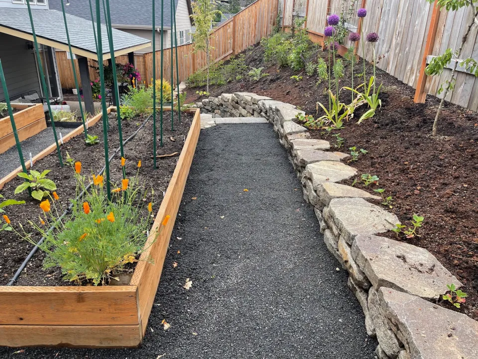 Retaining Walls & Stonework project by Davidson's Landscape