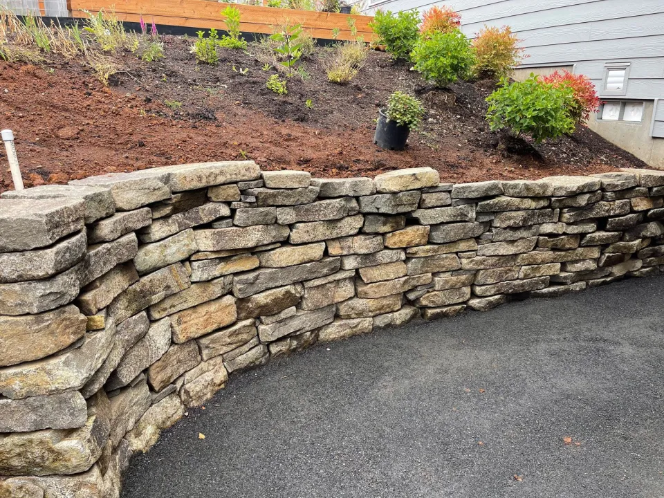 Retaining Walls & Stonework project by Davidson's Landscape