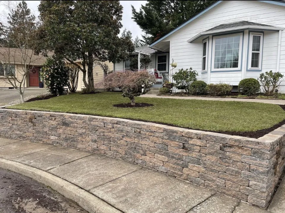Retaining Walls & Stonework project by Davidson's Landscape