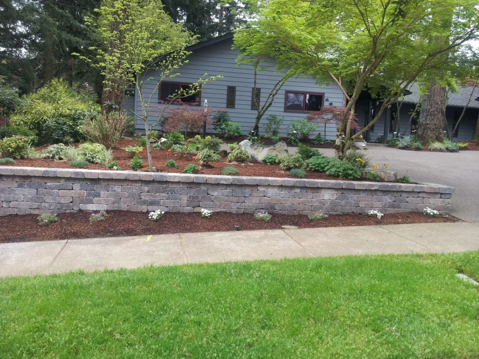 Retaining Walls & Stonework project by Davidson's Landscape