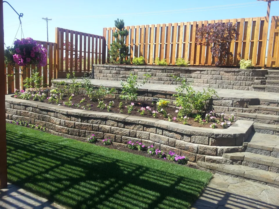 Retaining Walls & Stonework project by Davidson's Landscape