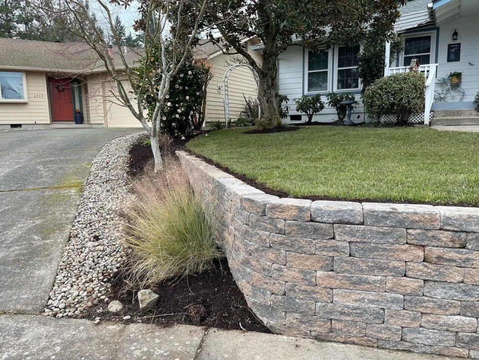 Retaining Walls & Stonework project by Davidson's Landscape