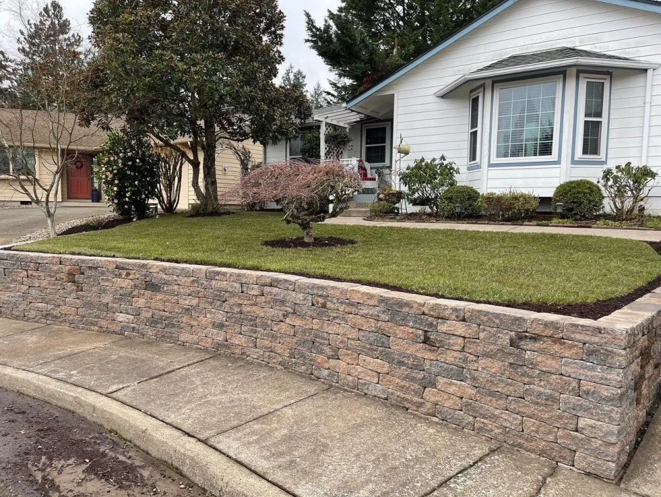 Retaining Walls & Stonework project by Davidson's Landscape
